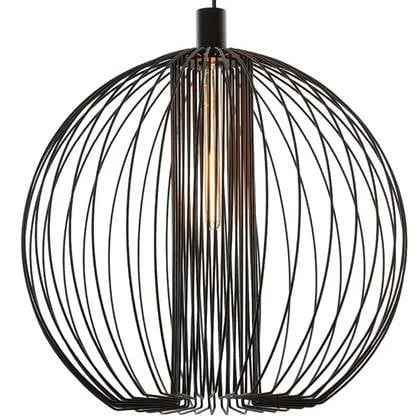 Wever & Ducre Wiro Globe 1.0 hanglamp zwart