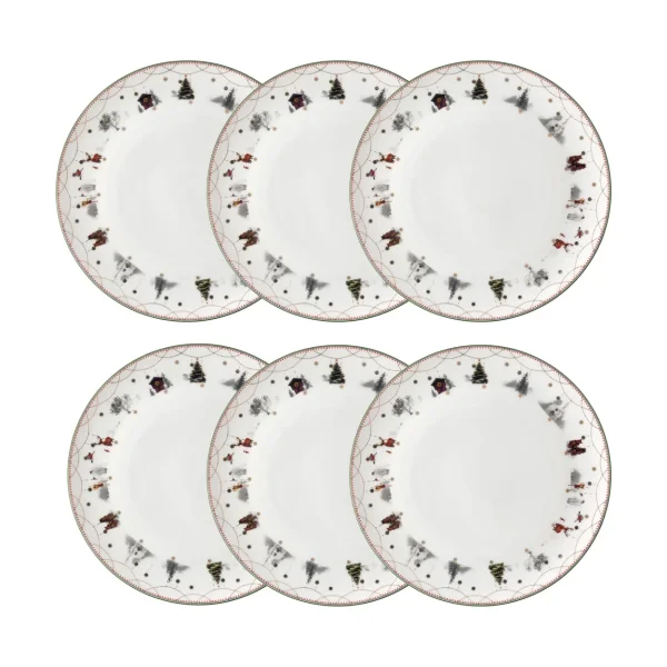 Wik & Walsøe Julemorgen bord Ø20 cm 6-pack Julemorgen bord Ø20 cm 6-pack