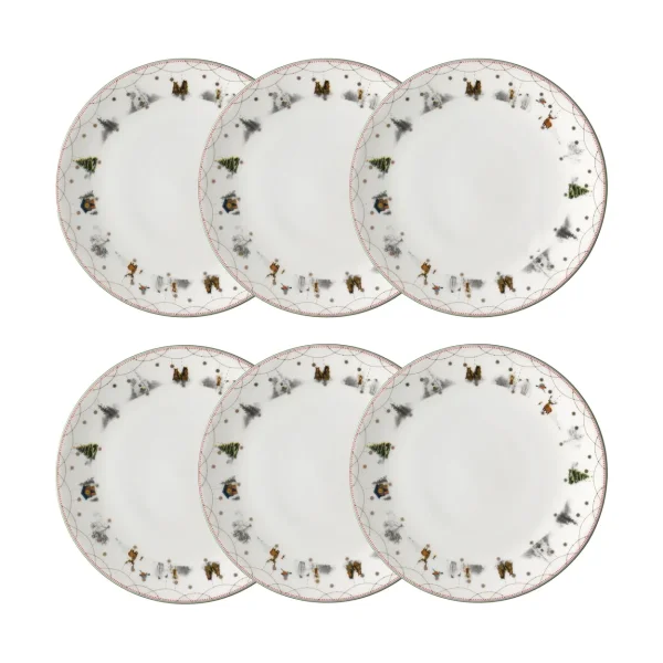 Wik & Walsøe Julemorgen bord Ø28 cm 6-pack Julemorgen bord Ø28 cm 6-pack