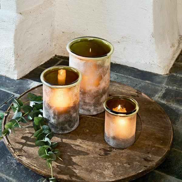 Windlicht set van 3 Iskira