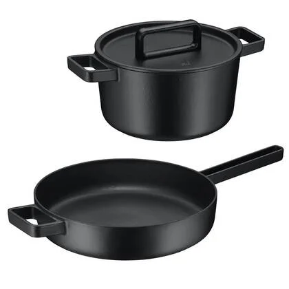 WMF Flavour Gietijzeren Set - Braadpan + Koekenpan