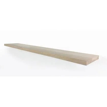 WoodBrothers Eikenhouten zwevende wandplank recht 170x30x2,5cm