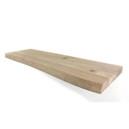 Woodbrothers Zwevende wandplank eiken boomstam 140x30cm