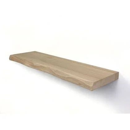 Woodbrothers Zwevende wandplank eiken boomstam 150x20cm