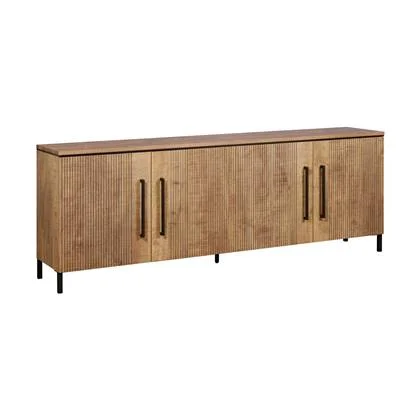 Woonexpress Dressoir Culemborg - Beige - MDF - 218x80x45cm (BxHxD)