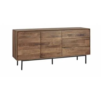 Woonexpress Dressoir Vegas - Bruin - Hout - 170x80x45cm (BxHxD)