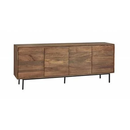 Woonexpress Dressoir Vegas - Bruin - Hout - 200x80x45cm (BxHxD)