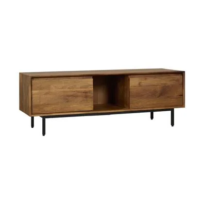 Woonexpress TV-Meubel Vegas - Bruin - Hout - 130x45x40cm (BxHxD)