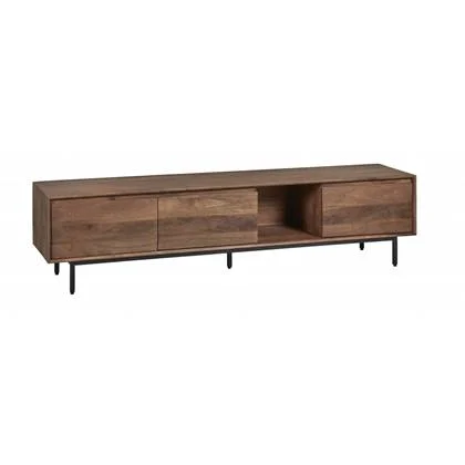 Woonexpress TV-Meubel Vegas - Bruin - Hout - 180x45x40cm (BxHxD)