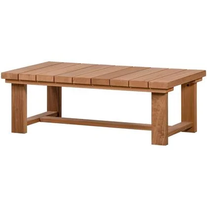 WOOOD Banco Salontafel Tuin - Hout| Metaal - Naturel - 42x122x68