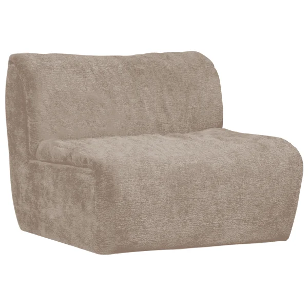 WOOOD Bank Baggy 1-zits, Chenille - Zand