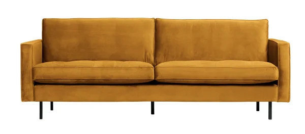 WOOOD Bank Rodeo 2,5-zits, Velvet - Oker - BePureHome