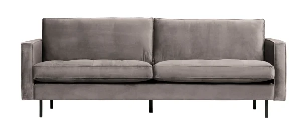 WOOOD Bank Rodeo 2,5-zits, Velvet - Taupe - BePureHome