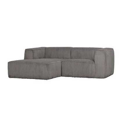 WOOOD Bean Chaise Longue Bank Links - Ribstof - Terrazzo - 73x254x178
