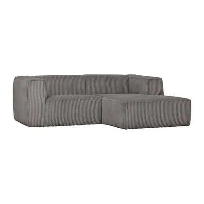WOOOD Bean Chaise Longue Bank Rechts - Ribstof - Terrazzo - 73x254x178