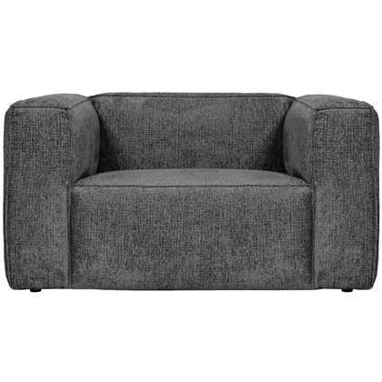 WOOOD Bean Fauteuil - Structure Velvet - Cloud Sky - 74x146x98