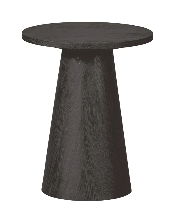 WOOOD Bijzettafel Maan 40cm - Donkerbruin - Rond - Exclusive