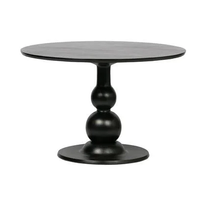 WOOOD Blanco Eettafel Ø 120 cm - Zwart