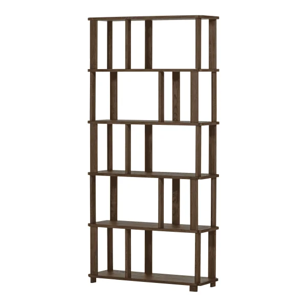 WOOOD Boekenkast Riss Eikenhout, 186 x 90cm - Naturel