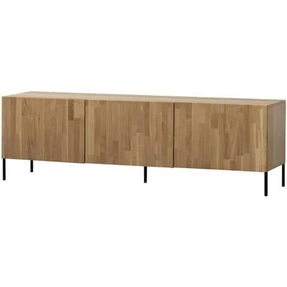 WOOOD Bono Gravure Tv-meubel B 180 cm - Eiken - Naturel
