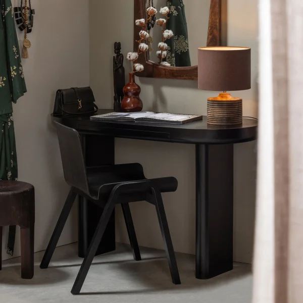 WOOOD Bureau/Sidetable Mael Met 1 lade, 120 x 50cm - Zwart - Exclusive