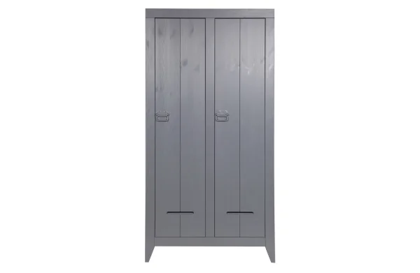 WOOOD-collectie Kluiskast Geborsteld Steel Grey