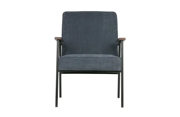 WOOOD-collectie Sally Fauteuil Staalblauw