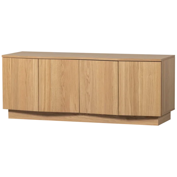 WOOOD-collectie Zuma Tv Meubel 133Cm Eiken Transparant [Fsc]