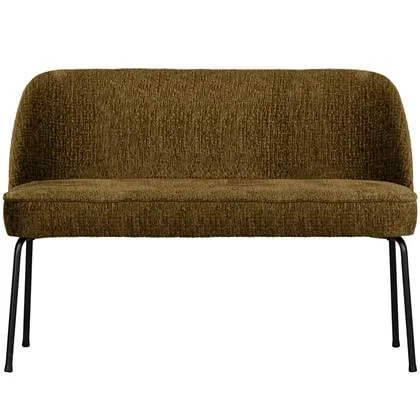 WOOOD Eetbank Vogue - Structure Velvet - Brass - 83x120x59