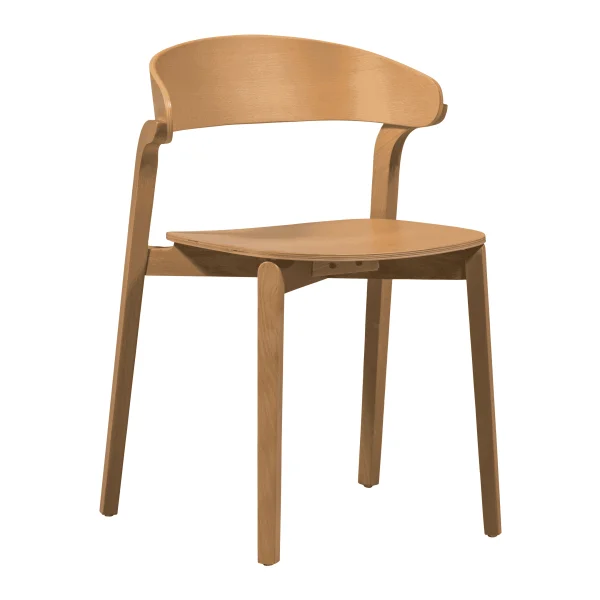 WOOOD Eetkamerstoel Cras Essen - Naturel - Japandi - Exclusive