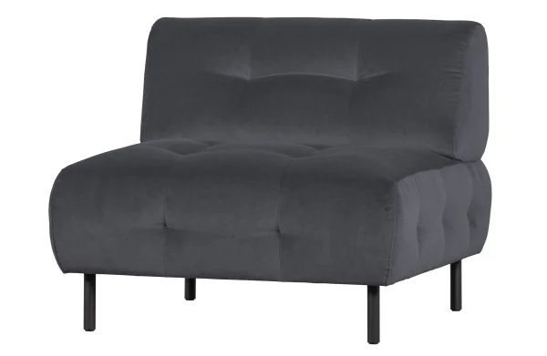 WOOOD Exclusive-collectie Lloyd Fauteuil Gewassen Fluweel Cloud