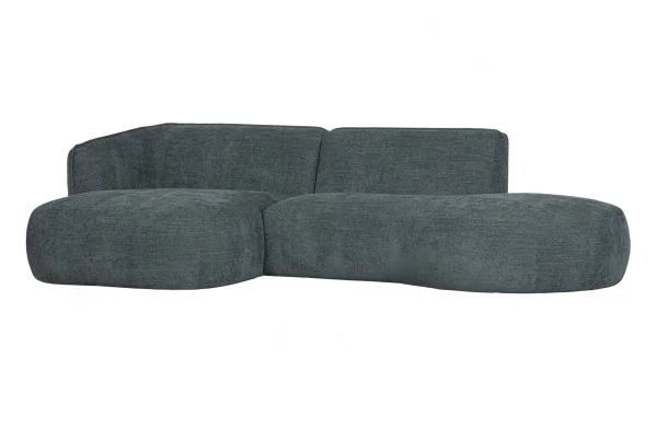 WOOOD Exclusive-collectie Polly Chaise Longue Links Blauw/groen