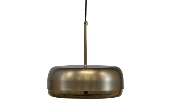 WOOOD Exclusive-collectie Safa Hanglamp Horizontaal Metaal Glas Brass