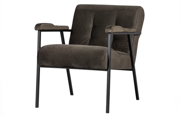 WOOOD Exclusive-collectie Scott Fauteuil Velvet Warm Groen