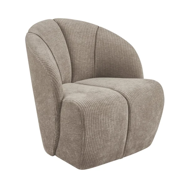 WOOOD Exclusive Draaifauteuil Mojo Geweven Rib