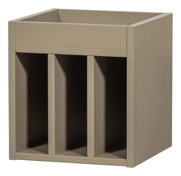 WOOOD Exclusive Platenkast Turner 44 x 44cm - Mud