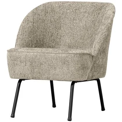 WOOOD Fauteuil Vogue - Structure Velvet - Wheatfield - 69x57x70