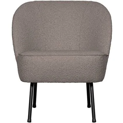 WOOOD Fauteuil Vogue - Velvet - Naturel - 69x57x70