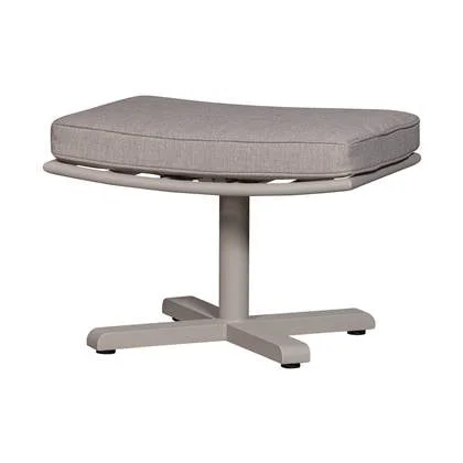 WOOOD Hocker Coosa - Aluminium - Zand - 43x64x40