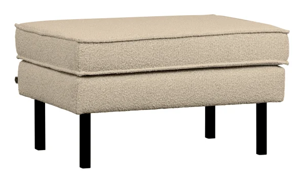 WOOOD Hocker Rodeo Bouclé - Beige - BePureHome