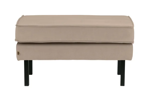 WOOOD Hocker Rodeo Velvet - Khaki - BePureHome