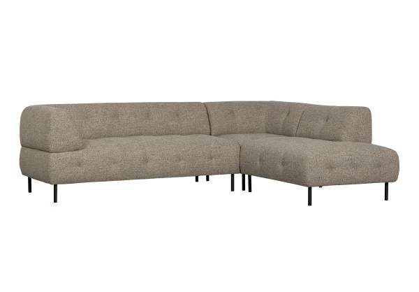 WOOOD Hoekbank Lloyd Rechts - Bruin Melange - Exclusive