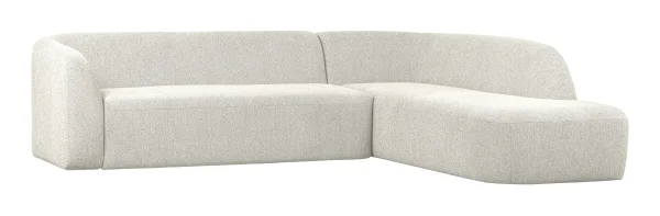 WOOOD Hoekbank Sloping Rechts - Pearl Melange - BePureHome