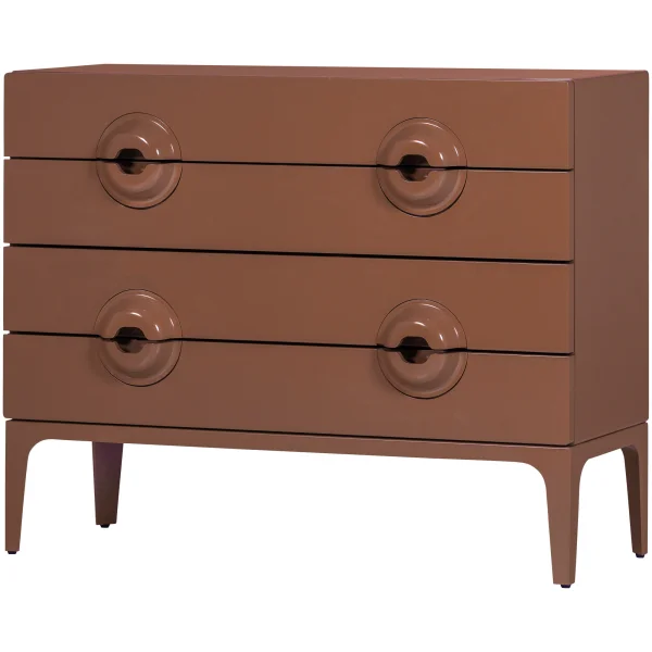 WOOOD Ladekast Merge Met 4 lades - Oudroze