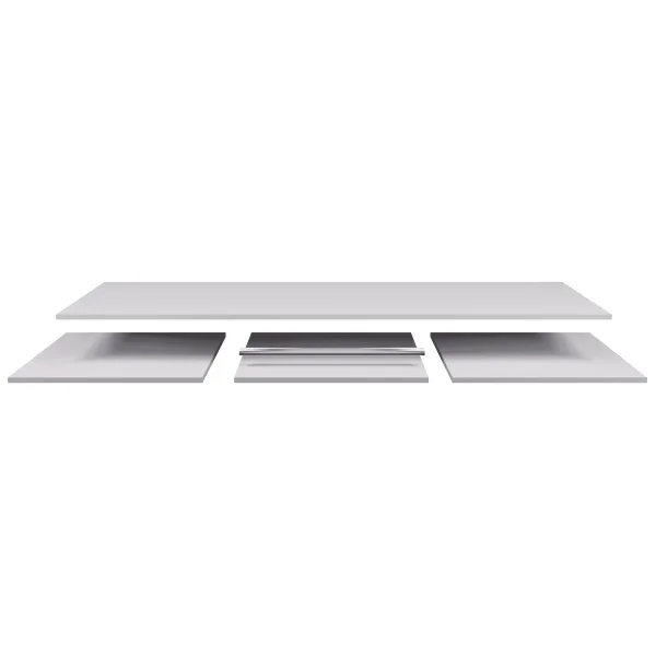 WOOOD Legplank Sipke t.b.v. Kledingkast Sipke - Wit