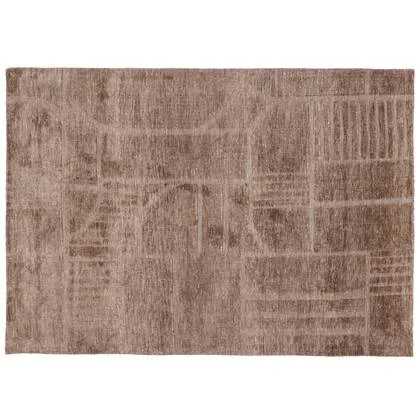 WOOOD Lovi Vloerkleed - Wol - Taupe 170x240 cm