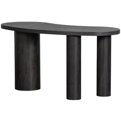 WOOOD Maan Organisch Sidetable|Bureau - MDF - Bruin - 75x150x70cm