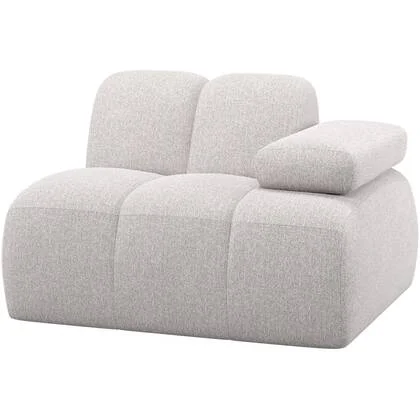 WOOOD Mojo 1-Zits Element Bank Arm Rechts - Bouclé - Roestbruin