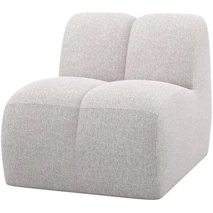 WOOOD Mojo 1-Zits Element - Bouclé - Ecru Melange - 74x84x97