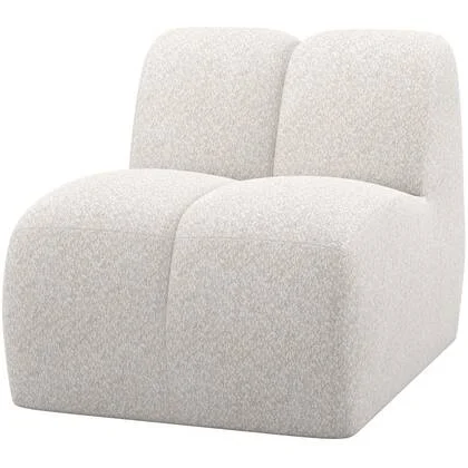 WOOOD Mojo 1-Zits Element - Wollig - Ecru - 74x84x97